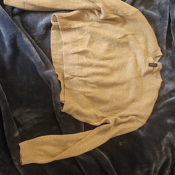 DIVIDED H&M Cropped Sweater,Beige, - Picture 3 of 3